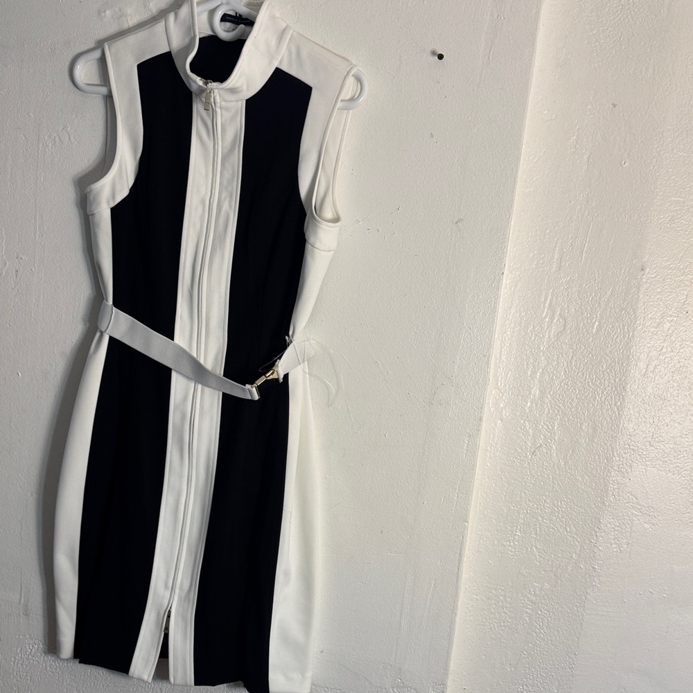Tommy Hilfiger Black and White sleeveless Dress pre-owned